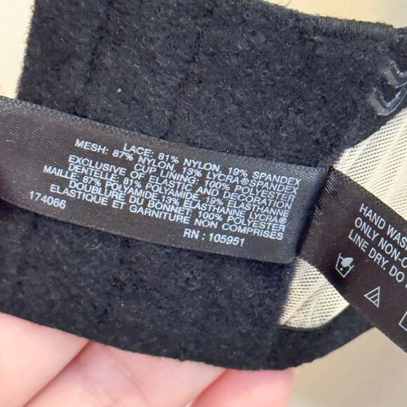 Natori Calais Strapless Bra Womens 32DDD Black Lace Mesh Underwired Convertible - Picture 7 of 8